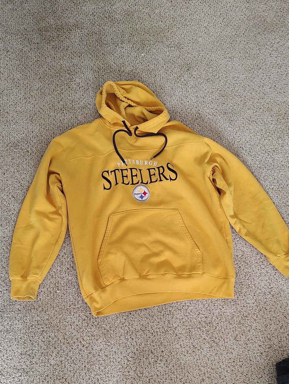 NFL Pittsburgh Steelers Yellow Pullover Hoodie